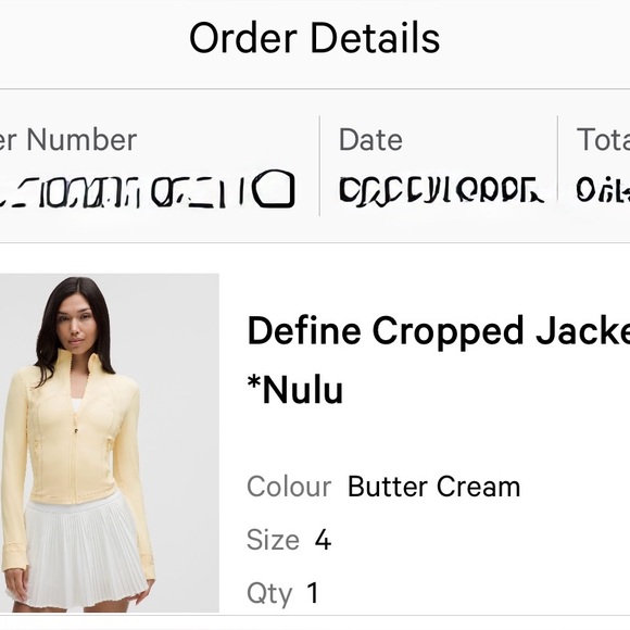 Lululemon Cropped Define Jacket - Picture 4 of 4